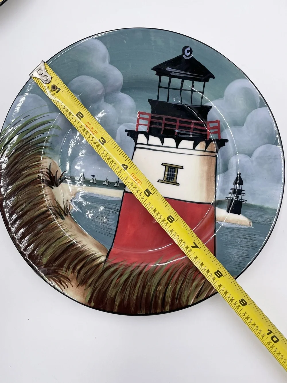 Sakura David Carter Brown By the Sea Stoneware Dinner Plate Mug Set of 8 Pieces